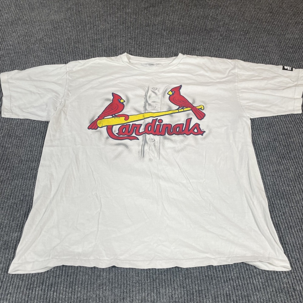 VTG St Louis Cardinals Shirt Mens XL MLB Baseball McGwire 25 Starter 90s Retro‎